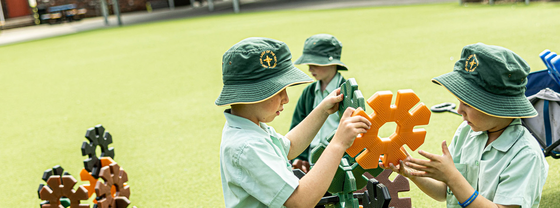 Students playing at Our Lady of the Way Catholic Primary Emu Plains