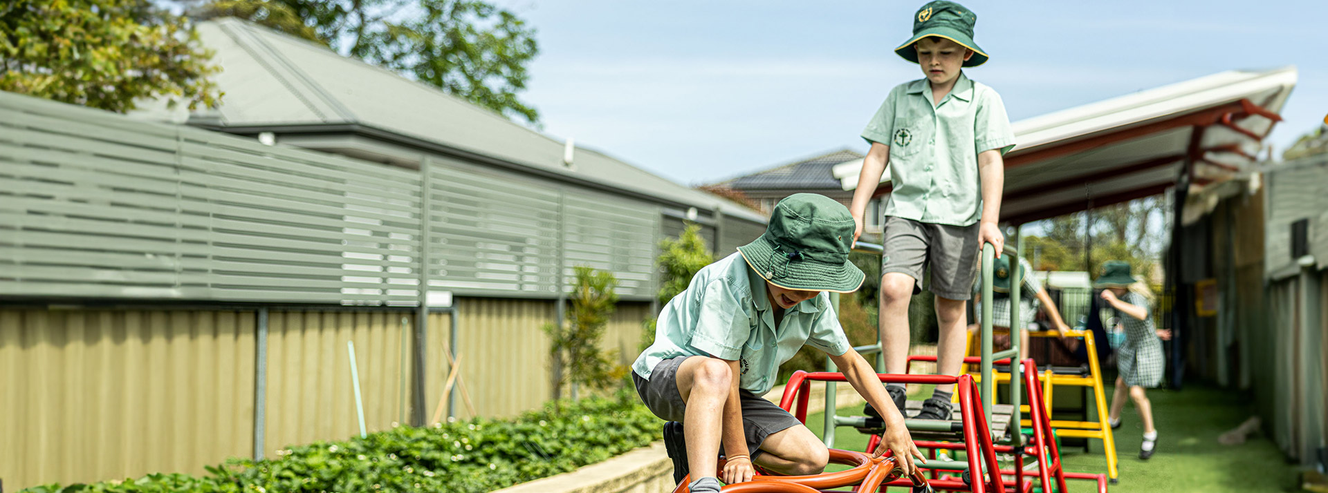 Students playing at Our Lady of the Way Catholic Primary Emu Plains