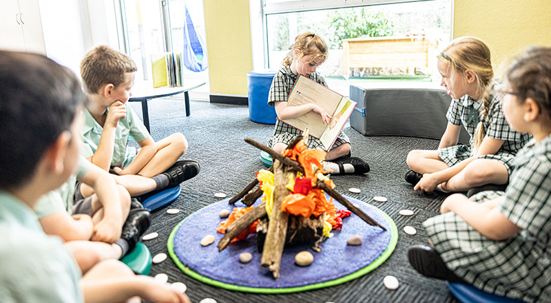 Literacy lesson at Our Lady of the Way Catholic Primary Emu Plains