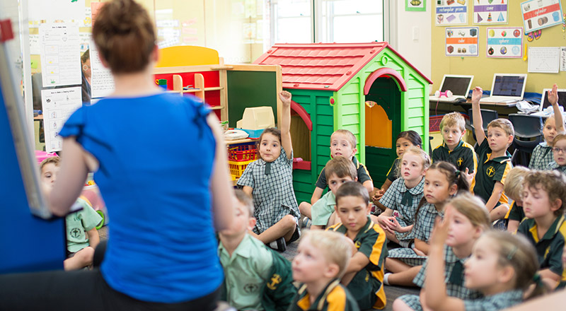 Classroom lesson at Our Lady of the Way Catholic Primary Emu Plains