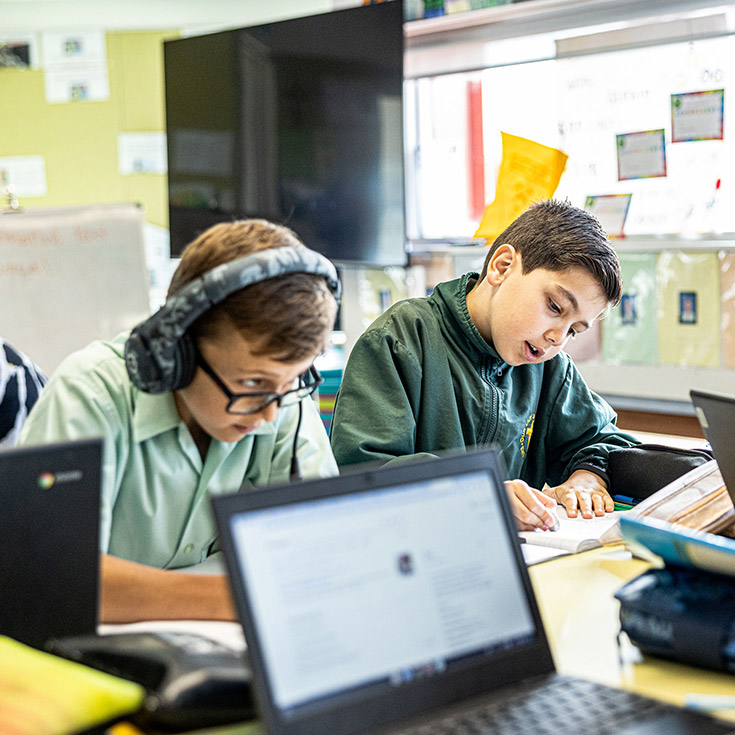 Learning technology at Our Lady of the Way Catholic Primary Emu Plains