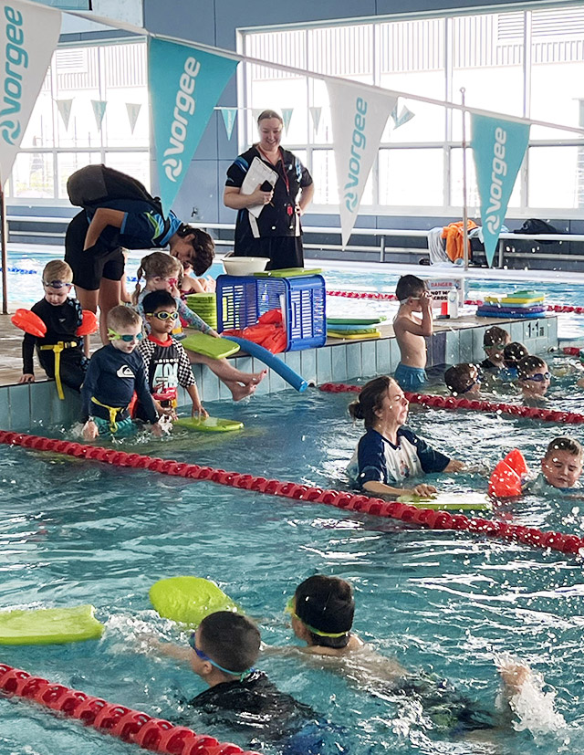 Swimming lessons at Our Lady of the Way Primary Emu Plains
