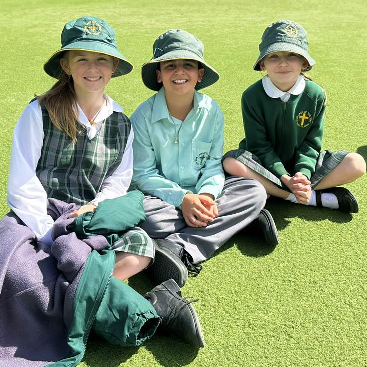 Students in playground at Our Lady of the Way Catholic Primary Emu Plains
