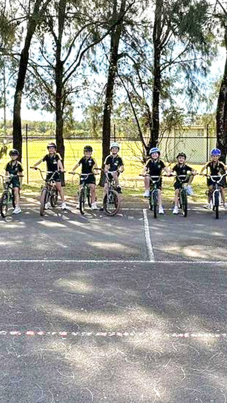 Bike safety at Our Lady of the Way Catholic Primary Emu Plains