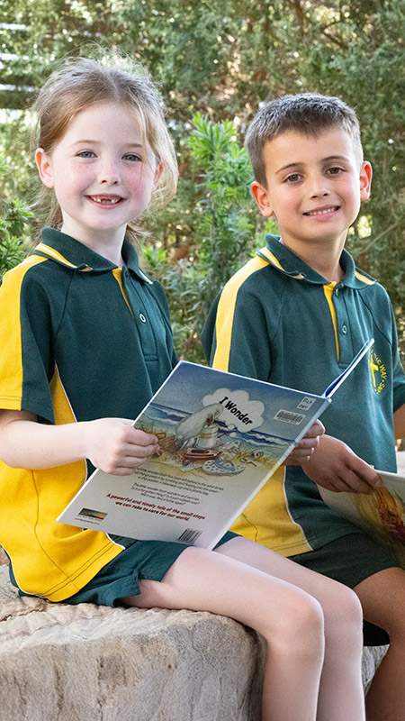 Happy and safe students at Our Lady of the Way Catholic Primary Emu Plains