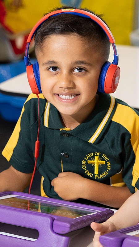 Student learning at Our Lady of the Way Catholic Primary Emu Plains