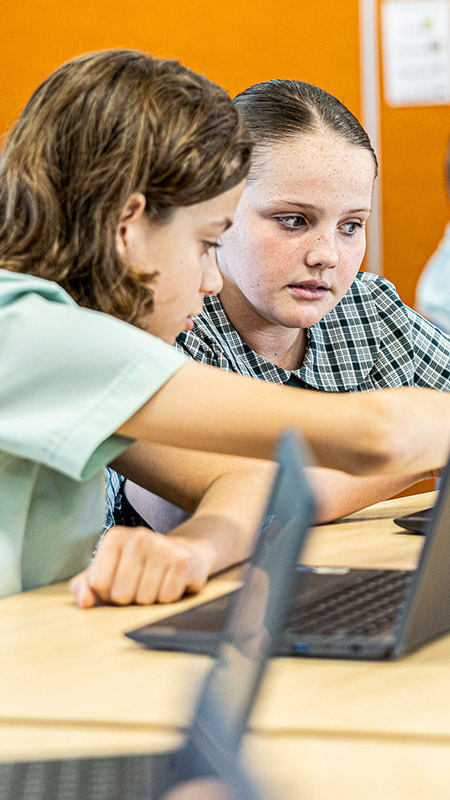 Students in class at Our Lady of the Way Catholic Primary Emu Plains