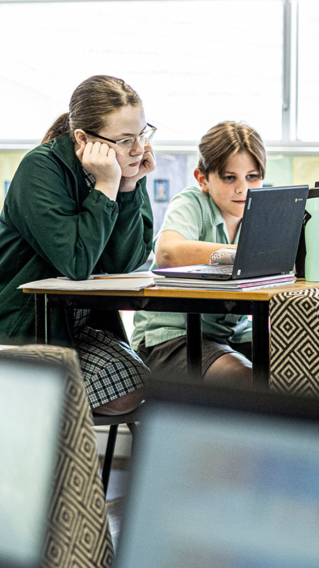 Classroom learning at Our Lady of the Way Catholic Primary Emu Plains